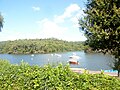 Le lac de Guerlédan vu de Beau-Rivage en Caurel.