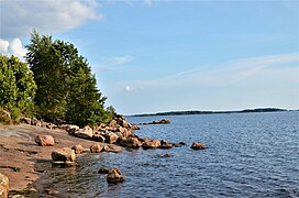 Rivage de l'île de la Garde.