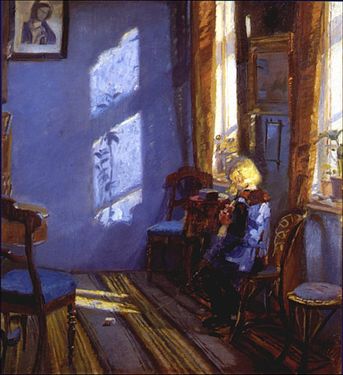 Un raggio di sole nella stanza blu, 1891