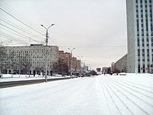 Архангельск. Улица Воскресенская. Вид с Троицкого проспекта.