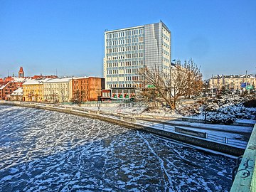 View from Bernardyński bridge