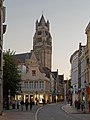 Bruges, cathedrale (de Sint-Salvatorskathedraal) from the Steenstraat