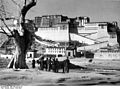 The south side of the Potala Palace from 1938 to 1939