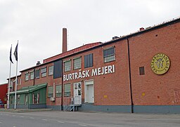 Burträsk mejeri, mest känt för sin produktion av Västerbottensost