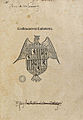 The 1494 Constitutions of Catalonia, with the Eagle.