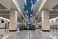 Interior of Beiyunhe East Station of Beijing Subway, on the south of the subdistrict, 2019