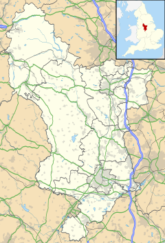 Whaley is located in Derbyshire