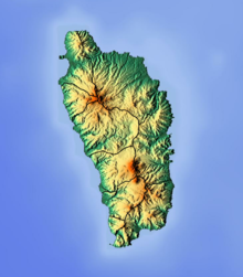 Morne Diablotin is located in Dominica