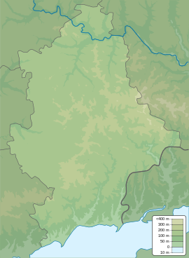 Taramchuk is located in Donetsk Oblast