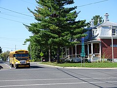 Intersection with Route 116 in Dosquet.