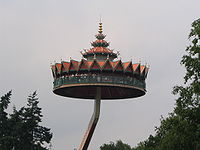 La nacelle habillée en temple thaï