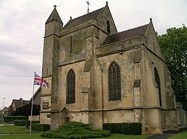 The church in Cagny