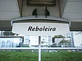 Reboleira's station sign, October 2019