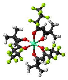 Ball-and-stick model of the EuFOD complex