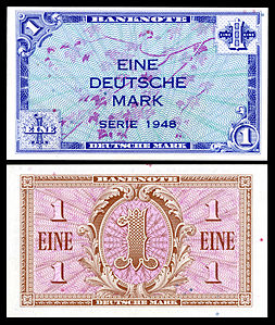 Deutsche Mark, by the Forbes Lithograph Manufacturing Company