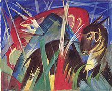 Fable I, de Franz Marc. La peinture en 1913 sur Commons