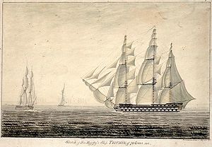 HMS Triumph, 1808