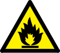 Flammable material or high temperature