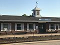 The north side of the Itasca Metra station as viewed from across Orchard Street.