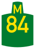 Metropolitan route M84 shield