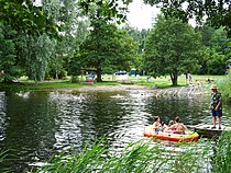 Strandbad vid Kottlasjön, 2021.