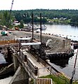 Dam refurbishment in 2007 which removed historical rights of navigation at the location of the dam