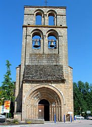The church of Saint-Mathurin, in Le Vigen