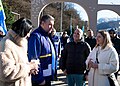 Leonid Sloutski en campagne à Sotchi le 6 janvier 2024