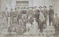 Duchesne (below the cross) at Tarquinia, April 1885