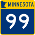 Trunk Highway 99 marker