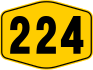 Federal Route 224 shield}}