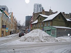 Rue de Makri en 2010.