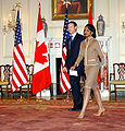 Peter MacKay et Condoleezza Rice, le 13 avril 2006