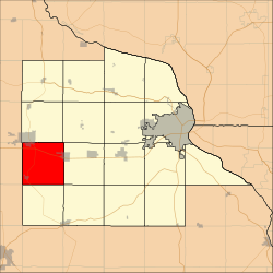 Location in Dubuque County