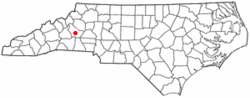 Location of Salem, North Carolina