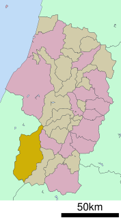 小国町 (山形県)位置図