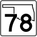 State Highway 78 marker