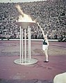 Image 18Paavo Nurmi and the Olympic flame in the opening ceremony of the 1952 Summer Olympics (from 1950s)