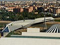 Pavillon-Pont vu du haut de Tour de l'Eau de l'Expo 2008