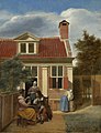 Company in a Courtyard Behind a House c. 1663 – c. 1665