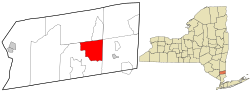 Location in Putnam County and the state of New York.