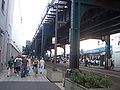 River Avenue, located behind the stadium and under the 4 (New York City Subway service) train