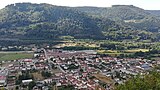 Le village et les sommets du Fort et du Bambois.