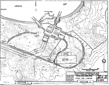 Proposed site layout for a 500 megawatt reactor at Scottish Rocks.