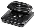 Sega Genesis with 32X add-on inserted