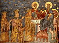 Image 23A painting of Stephen the Great and his wife Marițica Bibescu, surrounded by family (from Culture of Moldova)