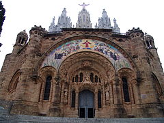 Sagrado Corazón Tibidabo-vuorella.