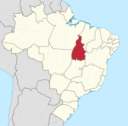 Tocantins – Localizzazione