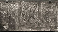 Stèle funéraire d'un groupe de deux. Date probable : 500-535. Incisions sur pierre. H. 50,2 x L. 99,1 x P. 7,6 cm. AAM
