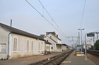 Les quais de la gare.